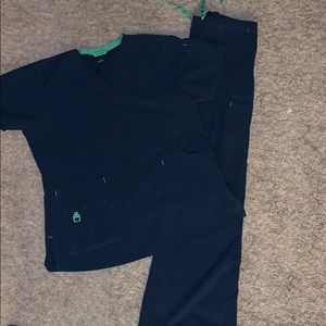 Carhart navy scrub set